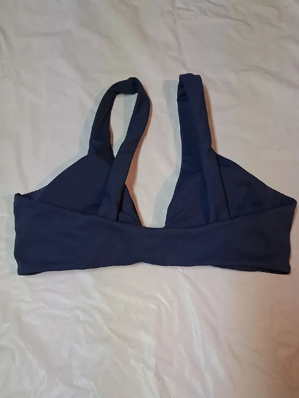 Women’s Navy Blue V-Front Bikini Set Size Small NWOT